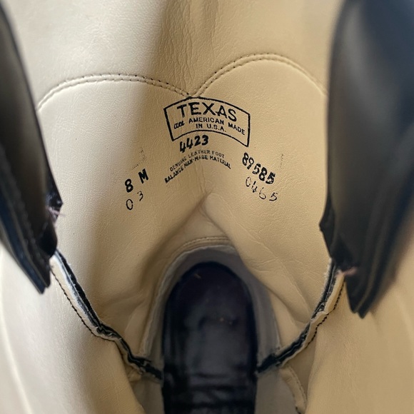 Vintage | Texas Boot Co | Two-tone Cowboy Boots - Picture 7 of 10